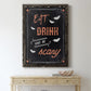 Be Scary - Barnwood Framed Canvas Print