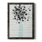 Bouquet of Black & White - Barnwood Framed Canvas Print