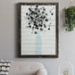 Bouquet of Black & White - Barnwood Framed Canvas Print