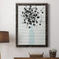 Bouquet of Black & White - Barnwood Framed Canvas Print