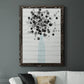 Bouquet of Black & White - Barnwood Framed Canvas Print