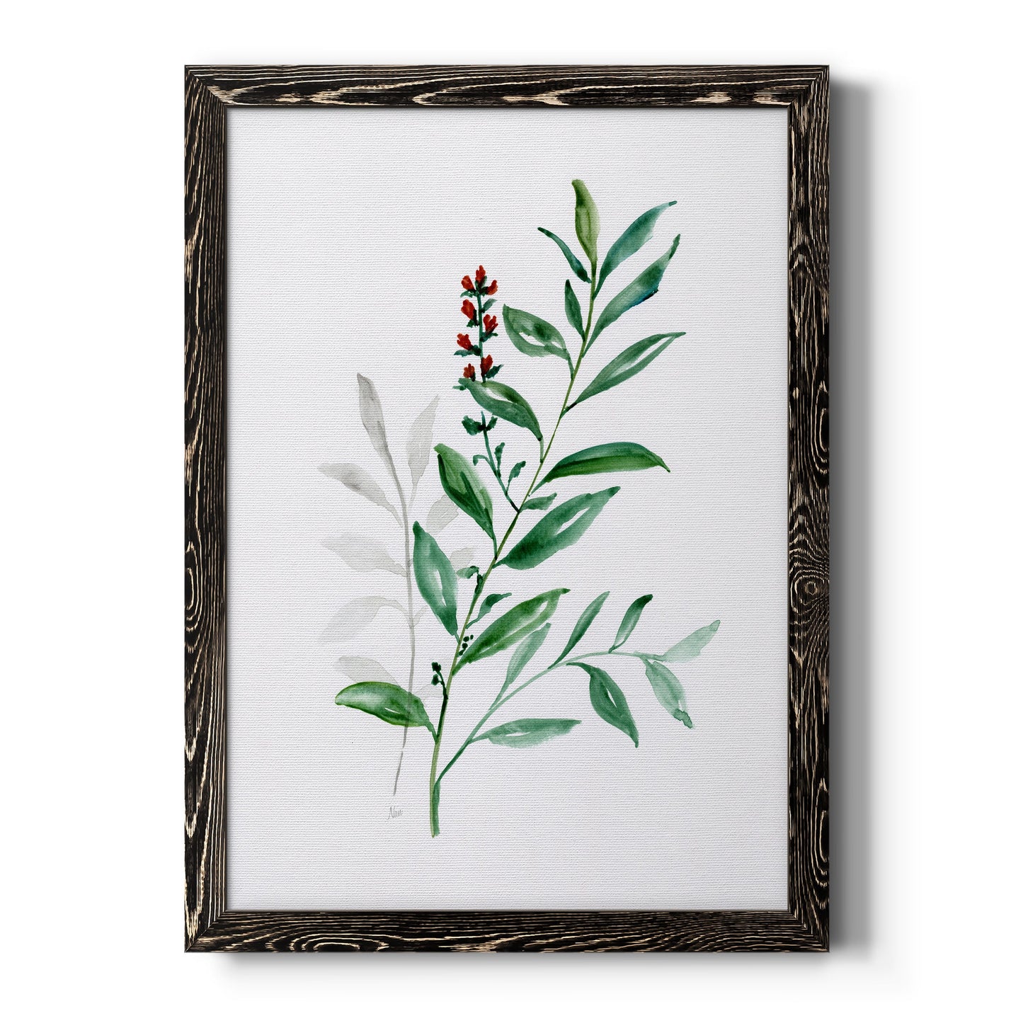 Freshly Picked III - Barnwood Framed Canvas Print