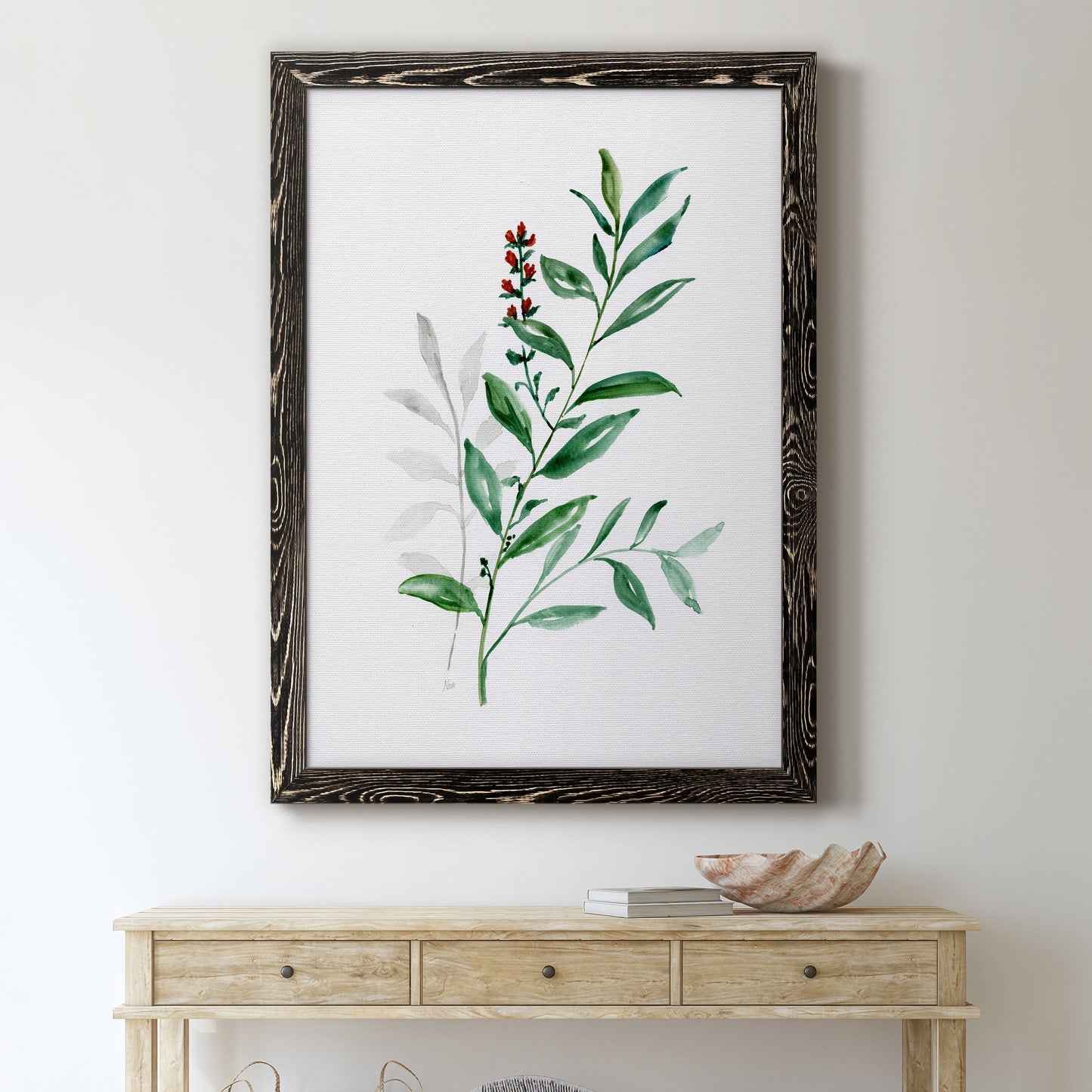 Freshly Picked III - Barnwood Framed Canvas Print