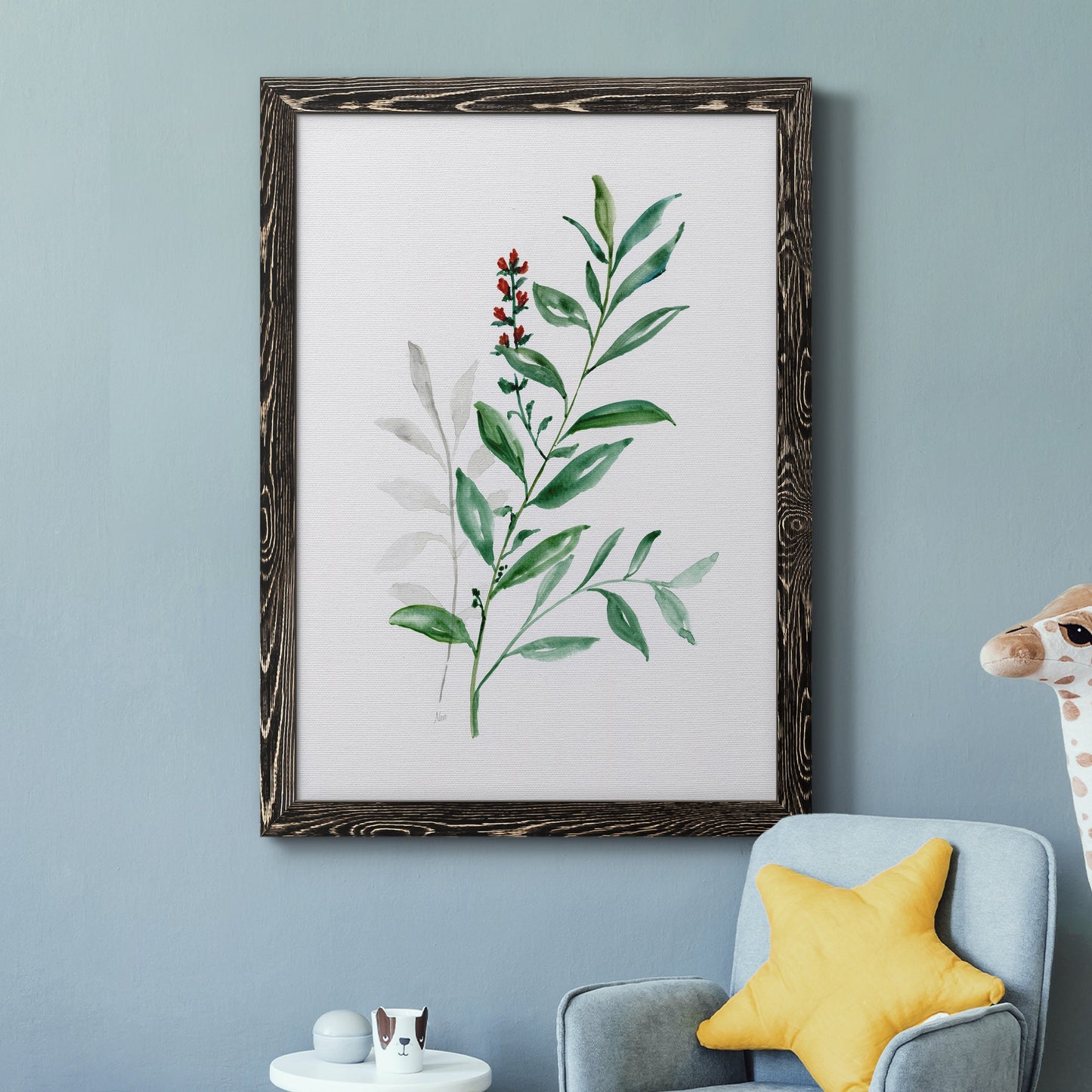 Freshly Picked III - Barnwood Framed Canvas Print