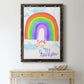 You Are My Rainbow - Barnwood Framed Canvas Print