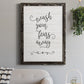 Wash Fears - Barnwood Framed Canvas Print