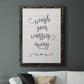 Wash Worries - Barnwood Framed Canvas Print
