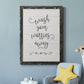 Wash Worries - Barnwood Framed Canvas Print
