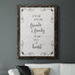 Six Feet - Barnwood Framed Canvas Print