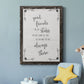 Always There - Barnwood Framed Canvas Print