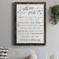Guide to Self Care - Barnwood Framed Canvas Print