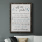 Guide to Self Care - Barnwood Framed Canvas Print