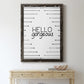 Hello Gorgeous - Barnwood Framed Canvas Print
