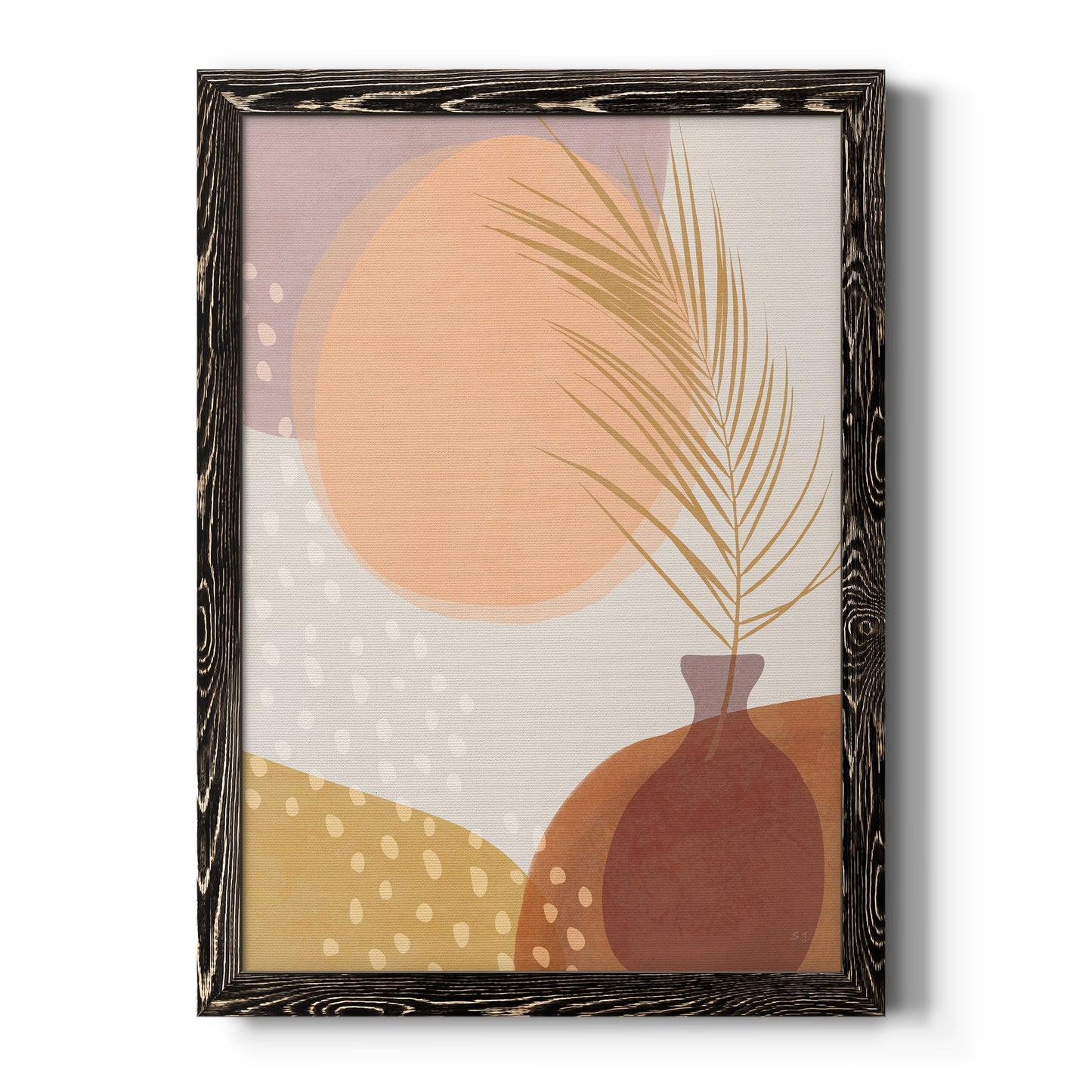 Sedona Sunset - Barnwood Framed Canvas Print
