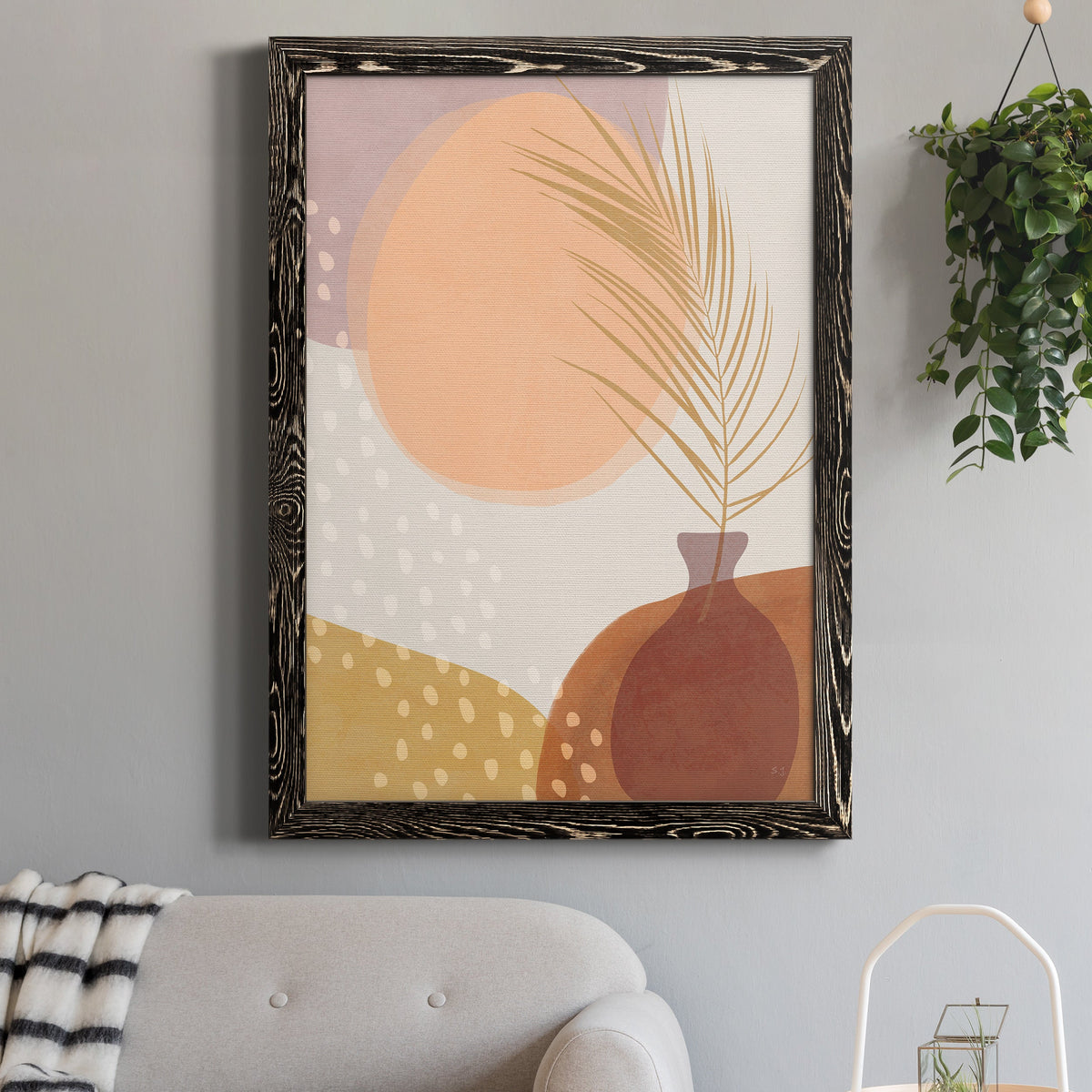 Sedona Sunset - Barnwood Framed Canvas Print