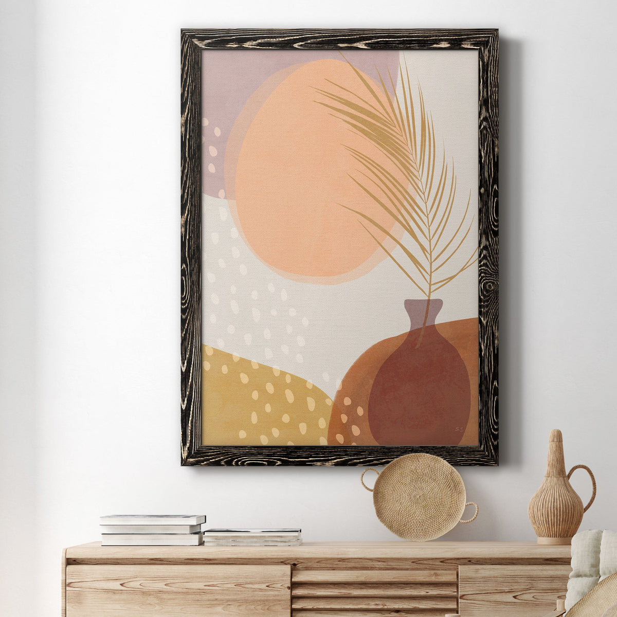 Sedona Sunset - Barnwood Framed Canvas Print