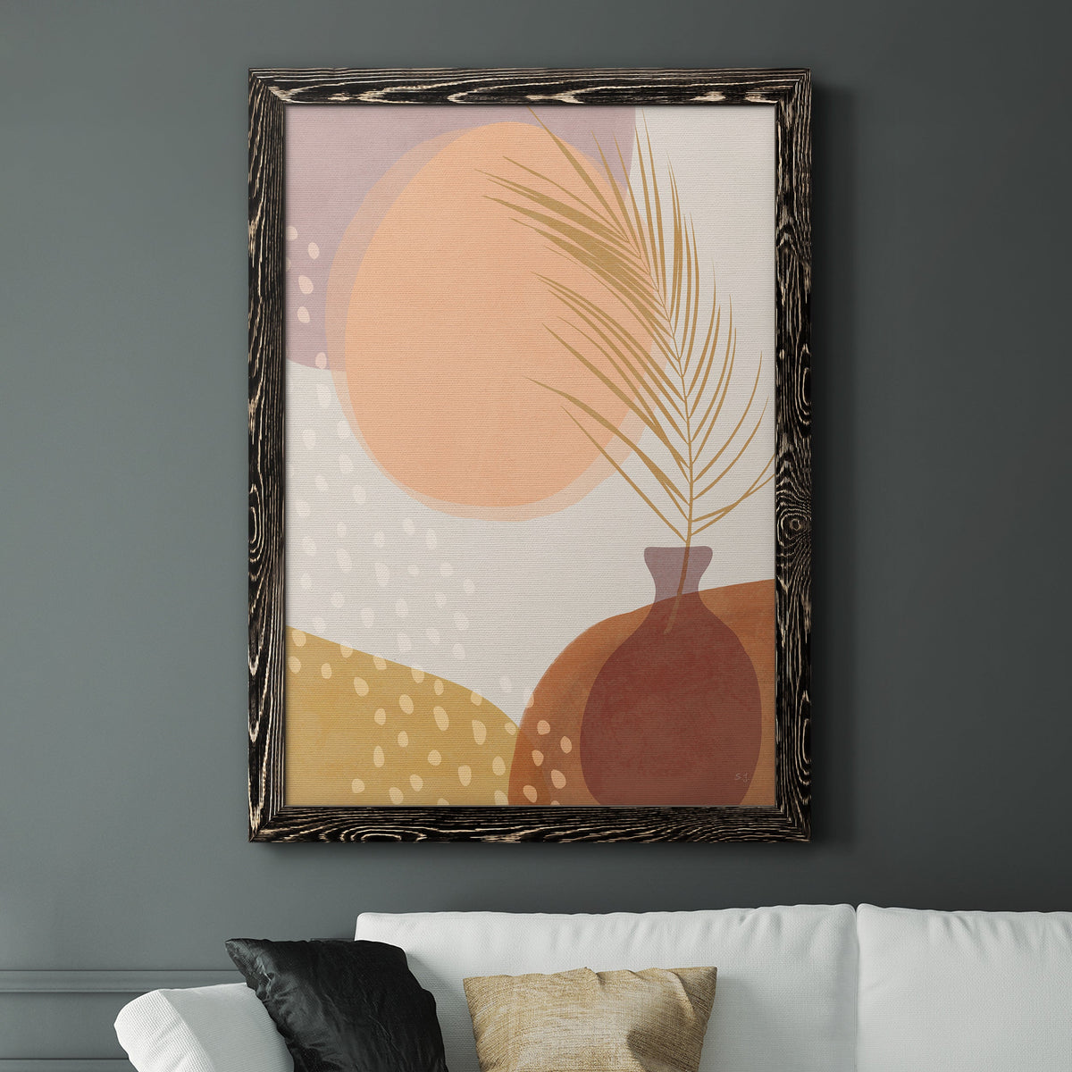 Sedona Sunset - Barnwood Framed Canvas Print