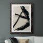 Lines Crossed I - Barnwood Framed Canvas Print