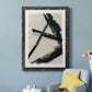Lines Crossed I - Barnwood Framed Canvas Print