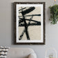 Lines Crossed III - Barnwood Framed Canvas Print