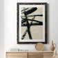 Lines Crossed III - Barnwood Framed Canvas Print