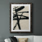 Lines Crossed III - Barnwood Framed Canvas Print