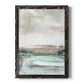 Summer Teal I - Barnwood Framed Canvas Print