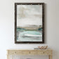 Summer Teal I - Barnwood Framed Canvas Print