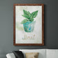 Potted Basil - Barnwood Framed Canvas Print