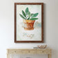 Potted Sage - Barnwood Framed Canvas Print