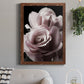 Rose Noir II - Barnwood Framed Canvas Print