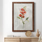 Linen Sweet Pea - Barnwood Framed Canvas Print
