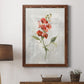 Linen Sweet Pea - Barnwood Framed Canvas Print
