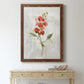 Linen Sweet Pea - Barnwood Framed Canvas Print
