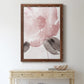 Blush Bloom I - Barnwood Framed Canvas Print