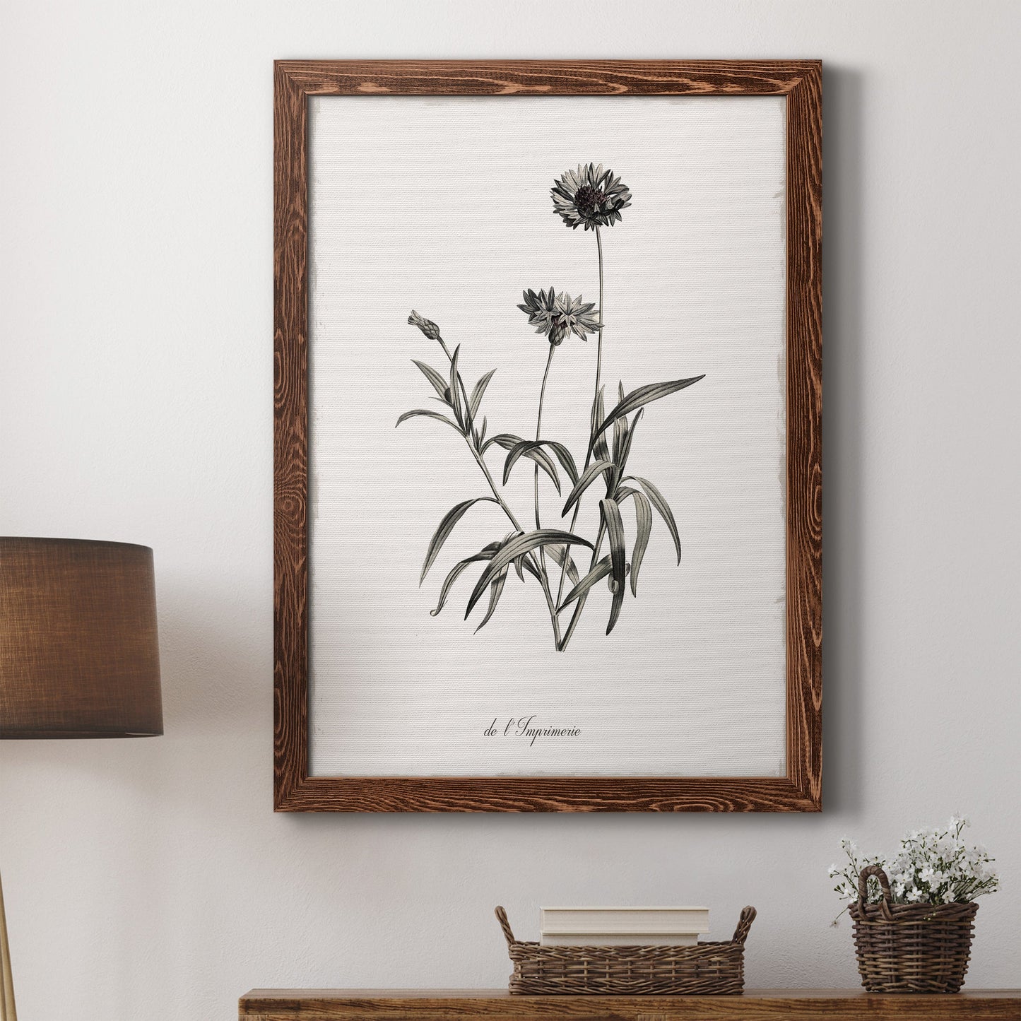 Sketchbook Imperial - Barnwood Framed Canvas Print