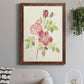 Dusty Rose I - Barnwood Framed Canvas Print