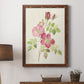 Dusty Rose I - Barnwood Framed Canvas Print