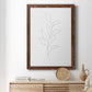 Botanical Gesture VI - Barnwood Framed Canvas Print
