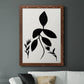 Silhouette Garden I - Barnwood Framed Canvas Print