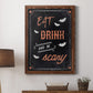 Be Scary - Barnwood Framed Canvas Print