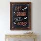 Be Scary - Barnwood Framed Canvas Print
