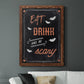 Be Scary - Barnwood Framed Canvas Print