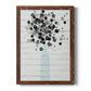 Bouquet of Black & White - Barnwood Framed Canvas Print