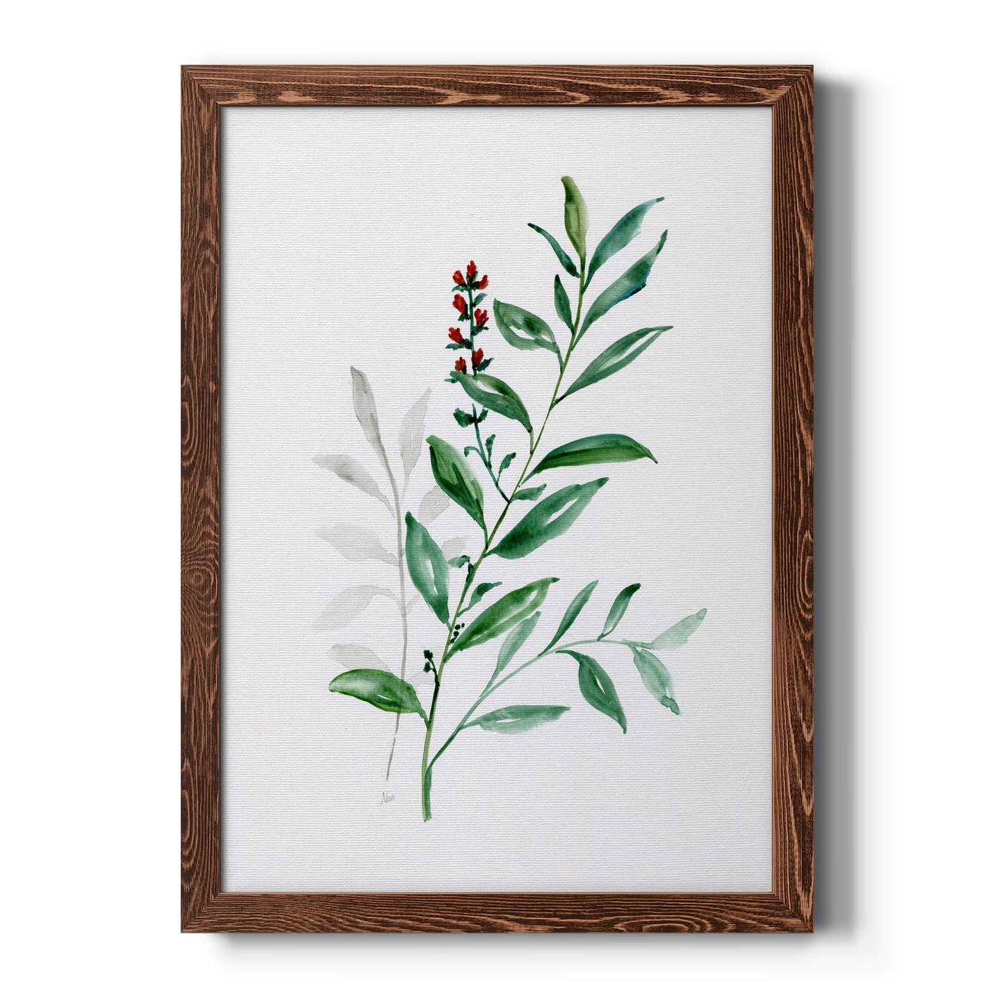 Freshly Picked III - Barnwood Framed Canvas Print