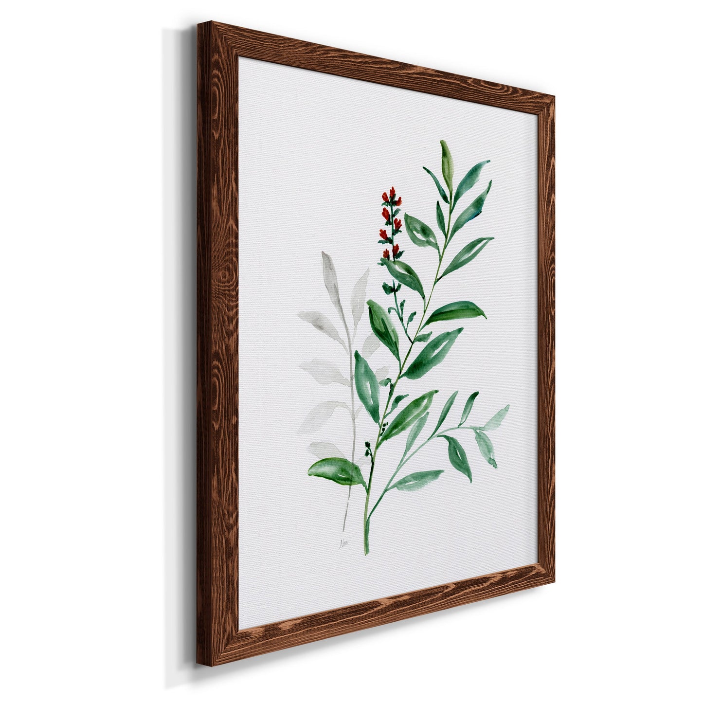Freshly Picked III - Barnwood Framed Canvas Print