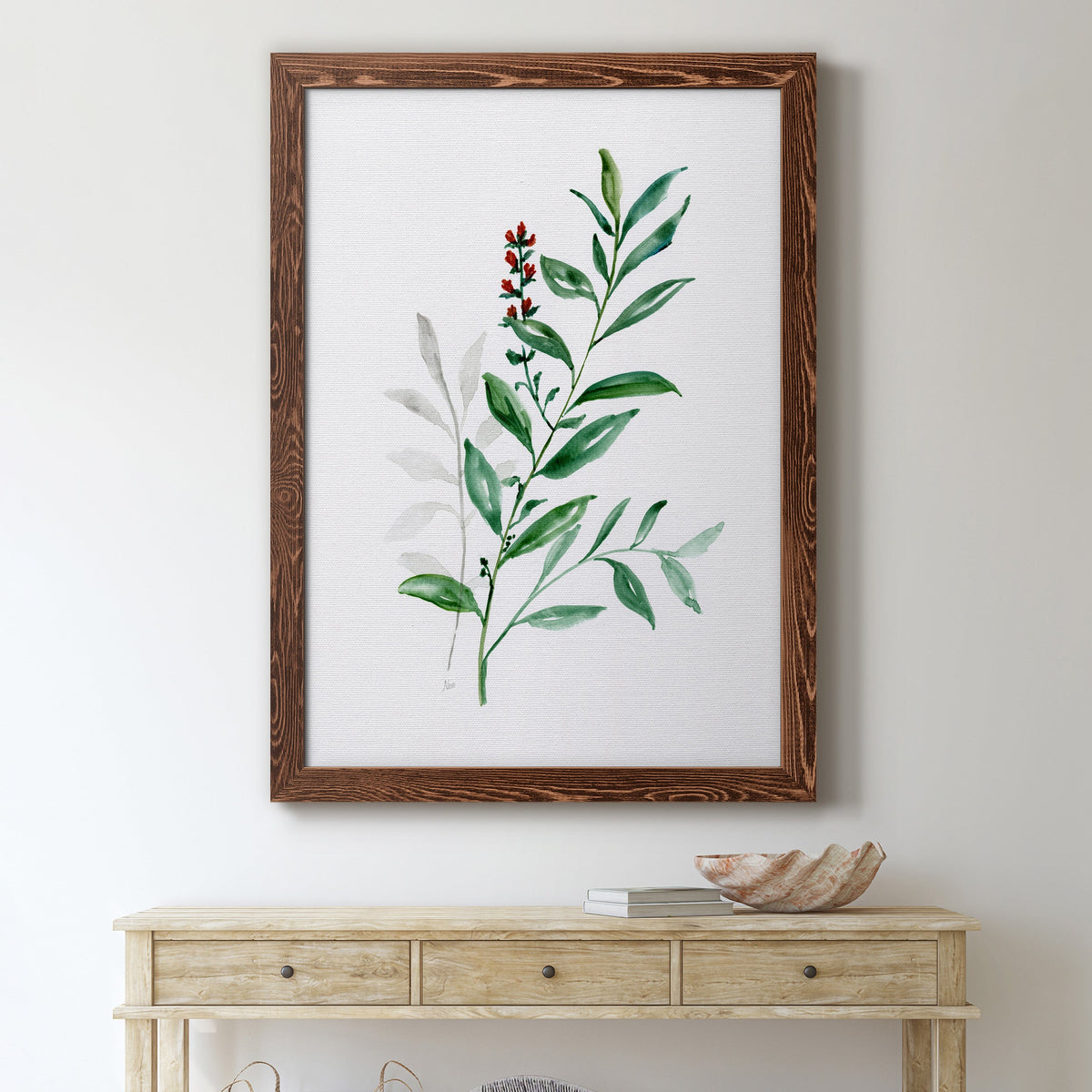 Freshly Picked III - Barnwood Framed Canvas Print