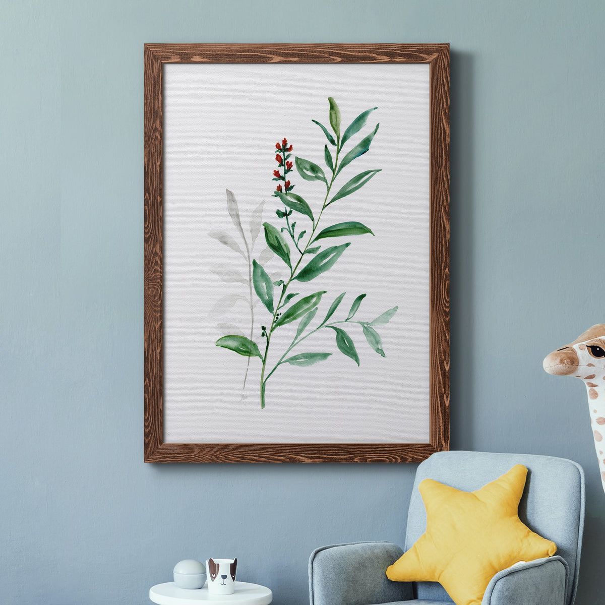 Freshly Picked III - Barnwood Framed Canvas Print