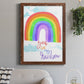 You Are My Rainbow - Barnwood Framed Canvas Print