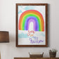 You Are My Rainbow - Barnwood Framed Canvas Print